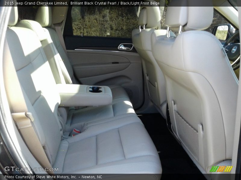 Brilliant Black Crystal Pearl / Black/Light Frost Beige 2015 Jeep Grand Cherokee Limited