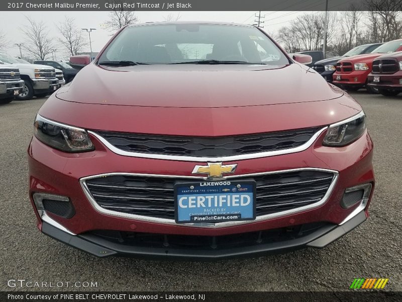 Cajun Red Tintcoat / Jet Black 2017 Chevrolet Malibu Premier