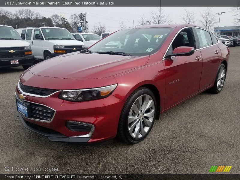 Cajun Red Tintcoat / Jet Black 2017 Chevrolet Malibu Premier