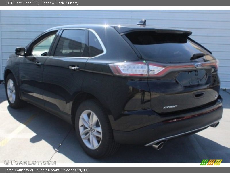 Shadow Black / Ebony 2018 Ford Edge SEL