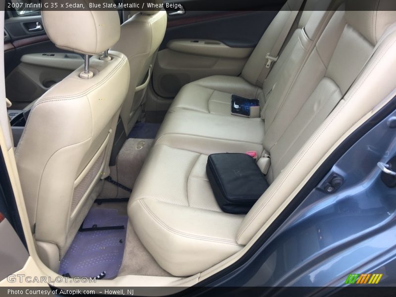 Blue Slate Metallic / Wheat Beige 2007 Infiniti G 35 x Sedan