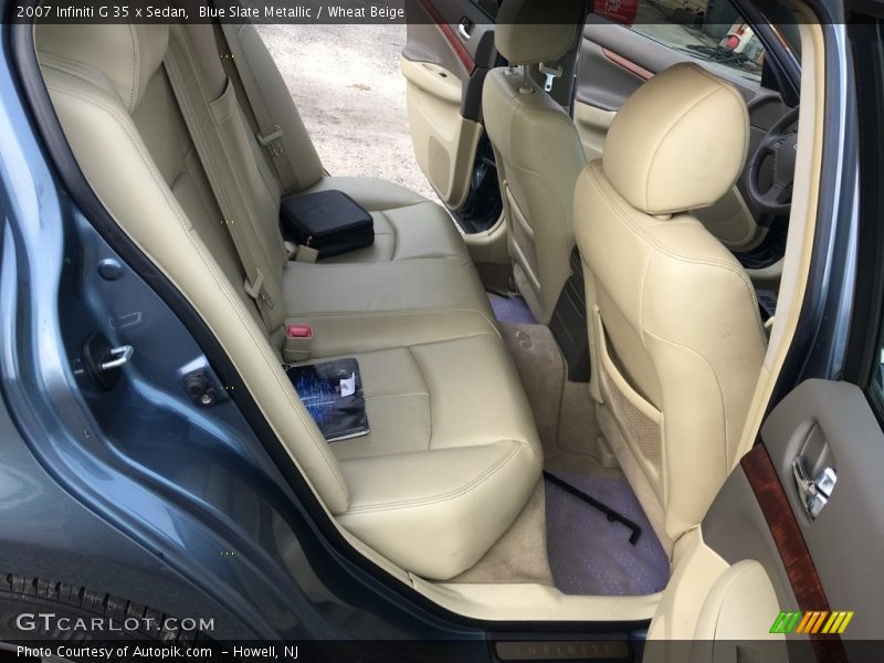 Blue Slate Metallic / Wheat Beige 2007 Infiniti G 35 x Sedan