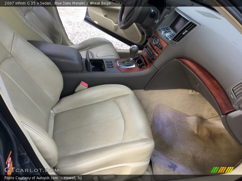 Blue Slate Metallic / Wheat Beige 2007 Infiniti G 35 x Sedan