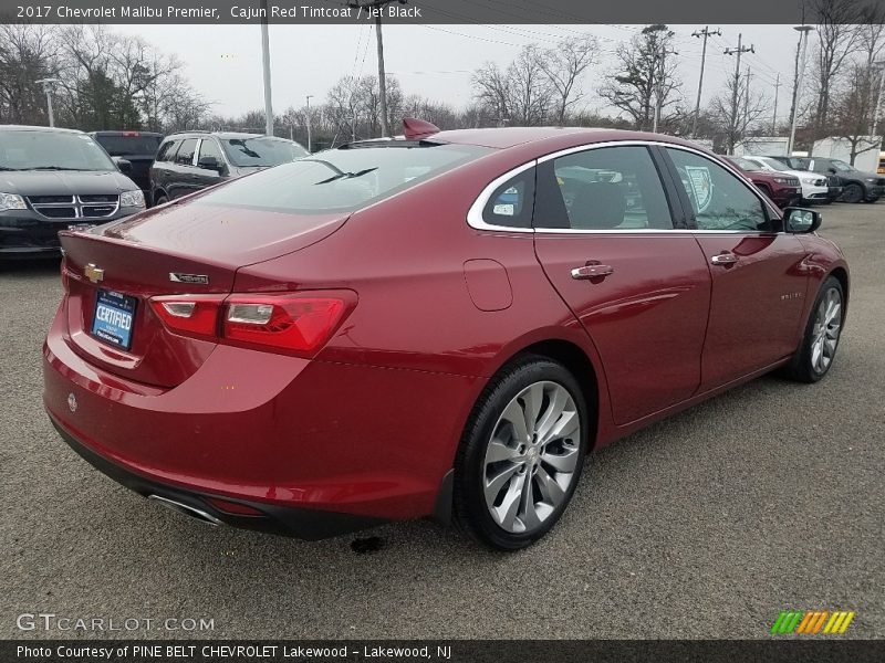 Cajun Red Tintcoat / Jet Black 2017 Chevrolet Malibu Premier