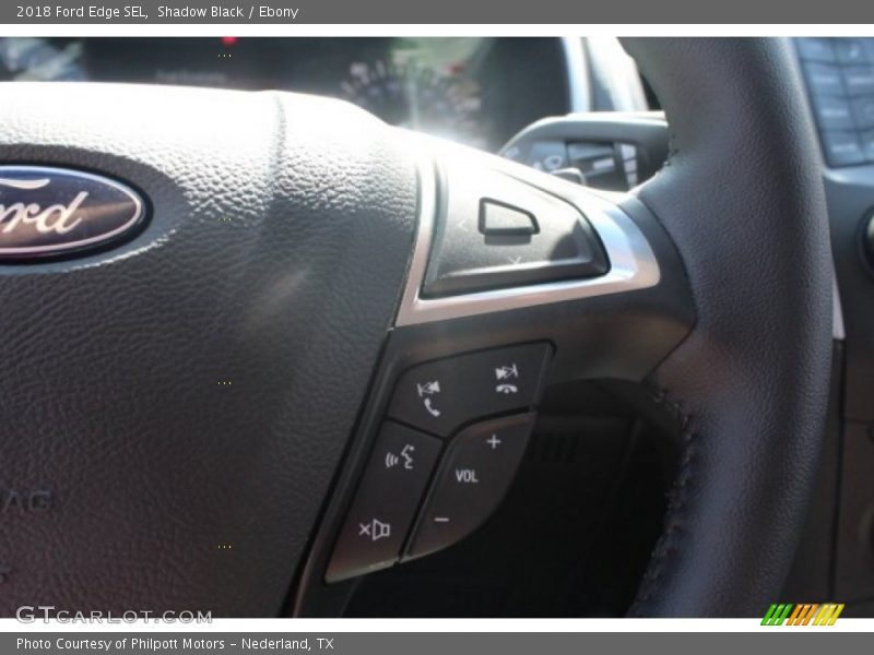 Shadow Black / Ebony 2018 Ford Edge SEL