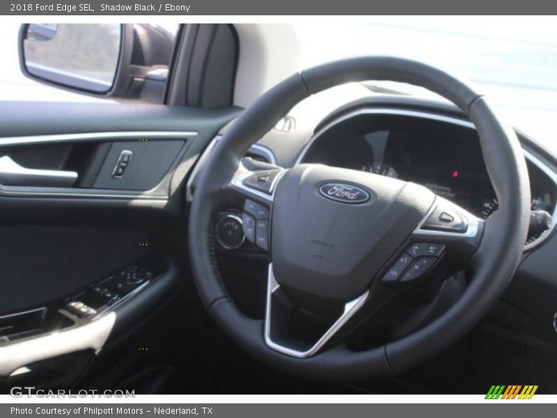 Shadow Black / Ebony 2018 Ford Edge SEL
