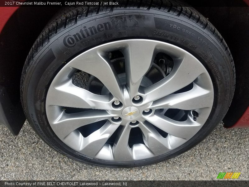 Cajun Red Tintcoat / Jet Black 2017 Chevrolet Malibu Premier