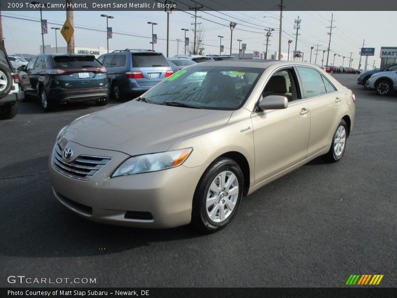 Desert Sand Metallic / Bisque 2009 Toyota Camry Hybrid