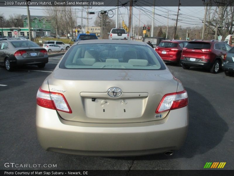 Desert Sand Metallic / Bisque 2009 Toyota Camry Hybrid