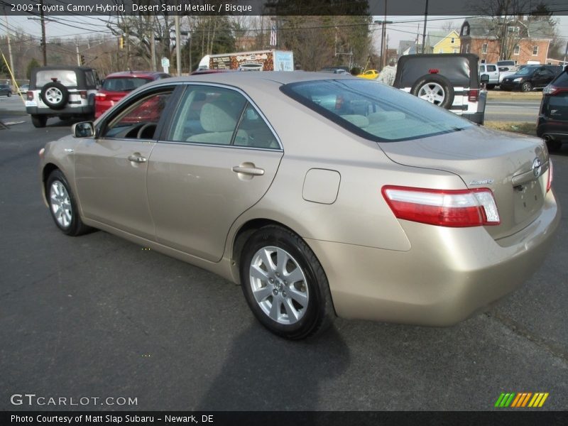Desert Sand Metallic / Bisque 2009 Toyota Camry Hybrid