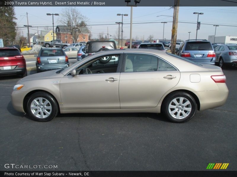 Desert Sand Metallic / Bisque 2009 Toyota Camry Hybrid