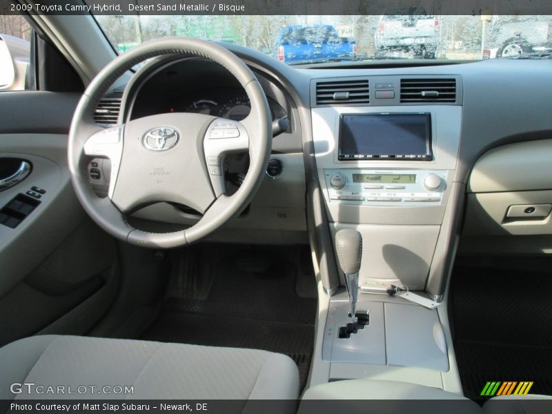 Desert Sand Metallic / Bisque 2009 Toyota Camry Hybrid