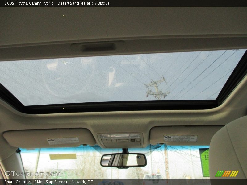 Desert Sand Metallic / Bisque 2009 Toyota Camry Hybrid