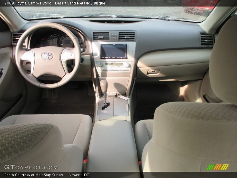 Desert Sand Metallic / Bisque 2009 Toyota Camry Hybrid