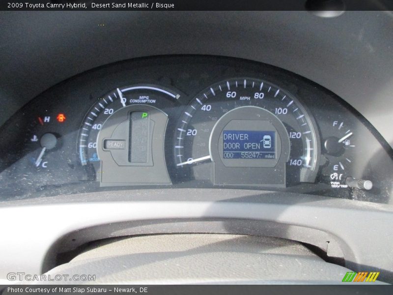 Desert Sand Metallic / Bisque 2009 Toyota Camry Hybrid