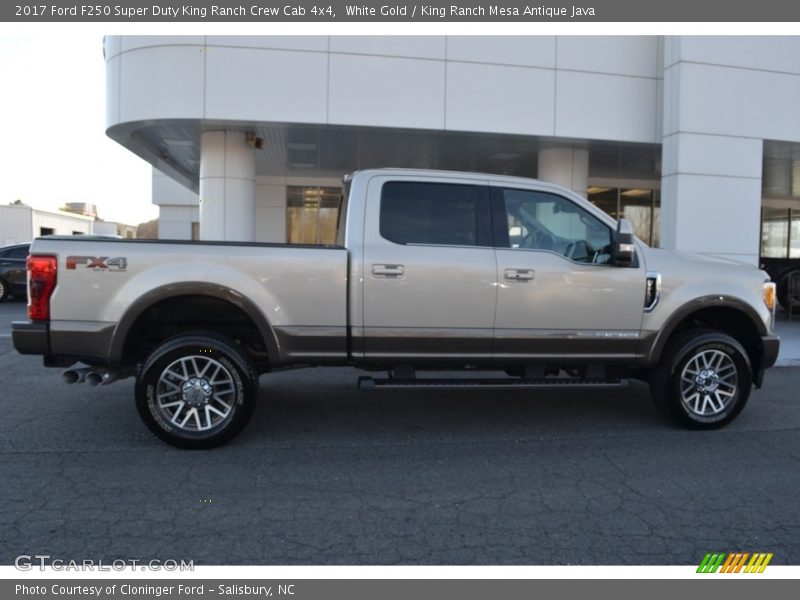 White Gold / King Ranch Mesa Antique Java 2017 Ford F250 Super Duty King Ranch Crew Cab 4x4