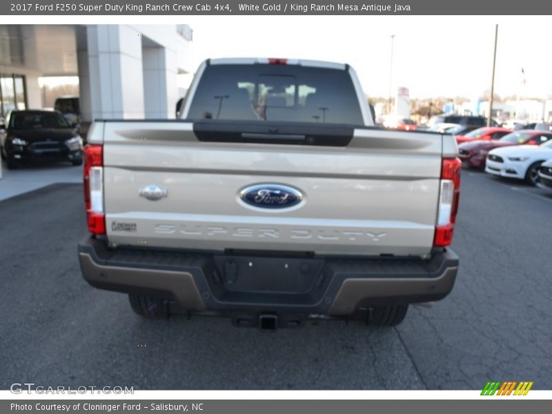 White Gold / King Ranch Mesa Antique Java 2017 Ford F250 Super Duty King Ranch Crew Cab 4x4