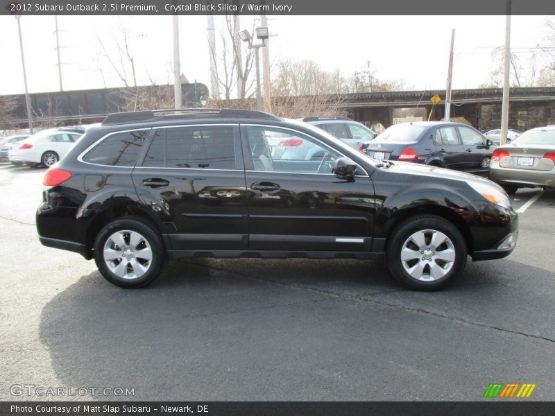 Crystal Black Silica / Warm Ivory 2012 Subaru Outback 2.5i Premium