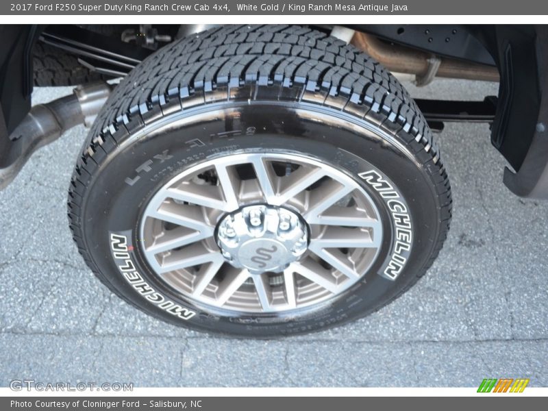 White Gold / King Ranch Mesa Antique Java 2017 Ford F250 Super Duty King Ranch Crew Cab 4x4