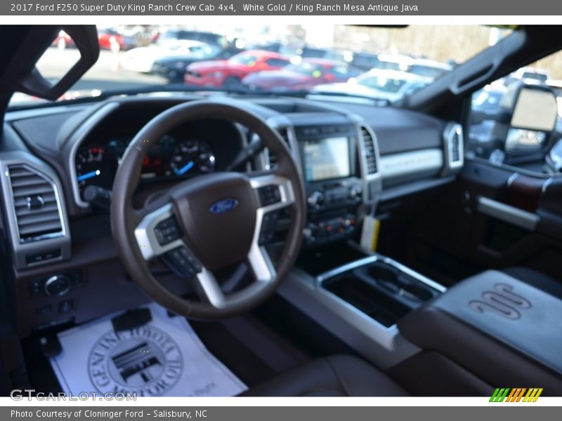 White Gold / King Ranch Mesa Antique Java 2017 Ford F250 Super Duty King Ranch Crew Cab 4x4