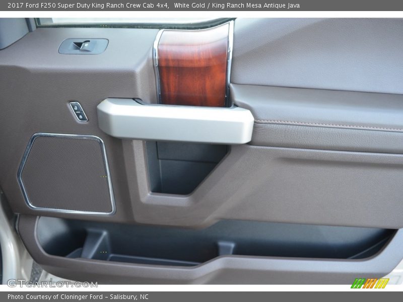 White Gold / King Ranch Mesa Antique Java 2017 Ford F250 Super Duty King Ranch Crew Cab 4x4