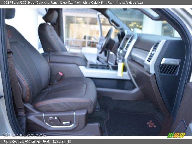 White Gold / King Ranch Mesa Antique Java 2017 Ford F250 Super Duty King Ranch Crew Cab 4x4
