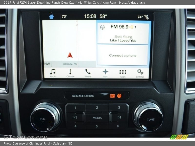 White Gold / King Ranch Mesa Antique Java 2017 Ford F250 Super Duty King Ranch Crew Cab 4x4