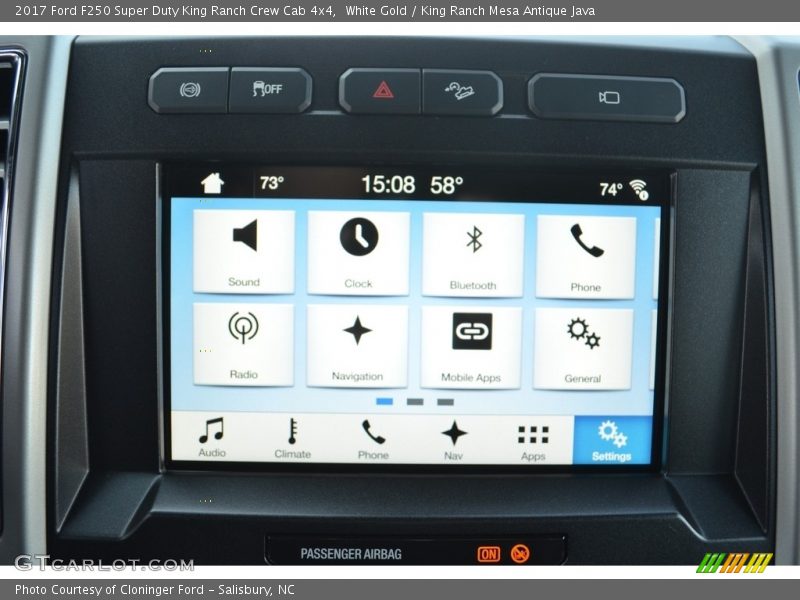 White Gold / King Ranch Mesa Antique Java 2017 Ford F250 Super Duty King Ranch Crew Cab 4x4