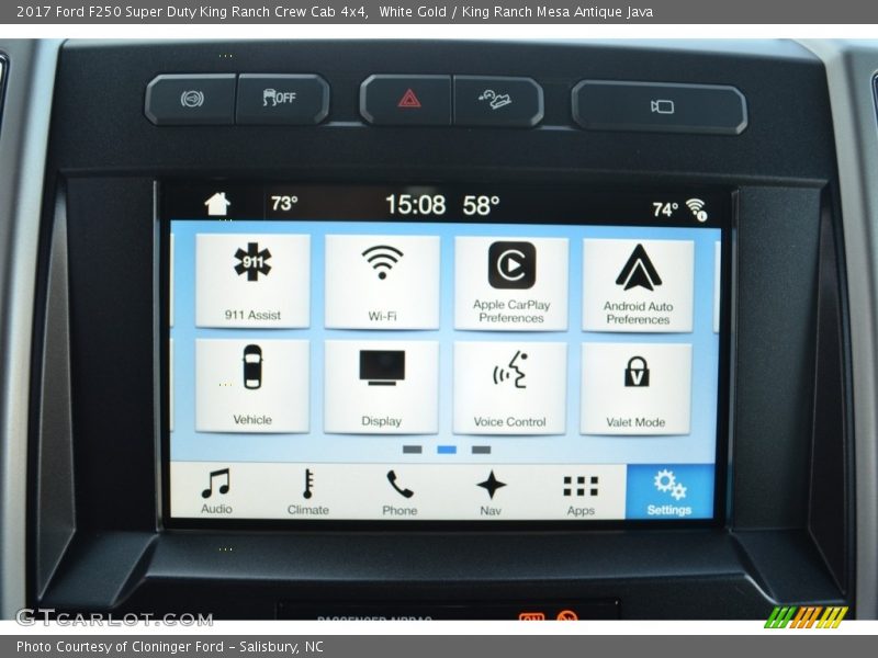 White Gold / King Ranch Mesa Antique Java 2017 Ford F250 Super Duty King Ranch Crew Cab 4x4