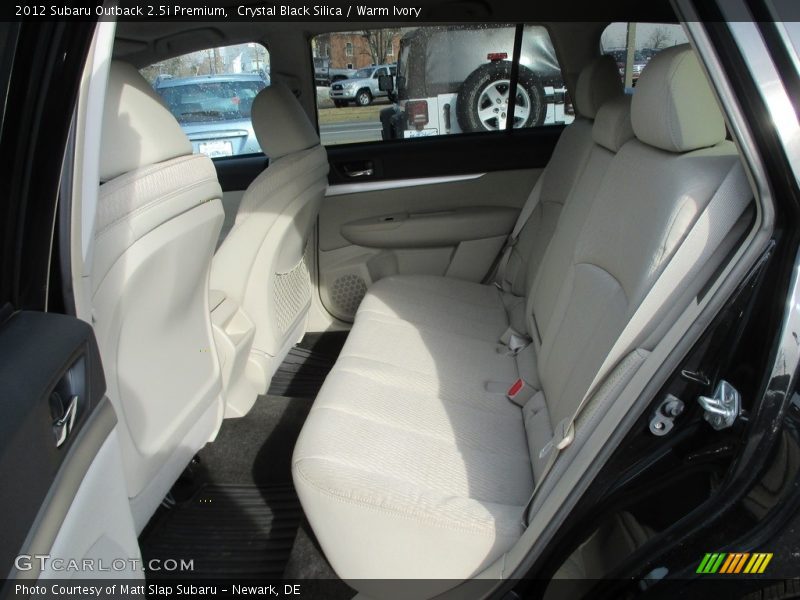 Crystal Black Silica / Warm Ivory 2012 Subaru Outback 2.5i Premium