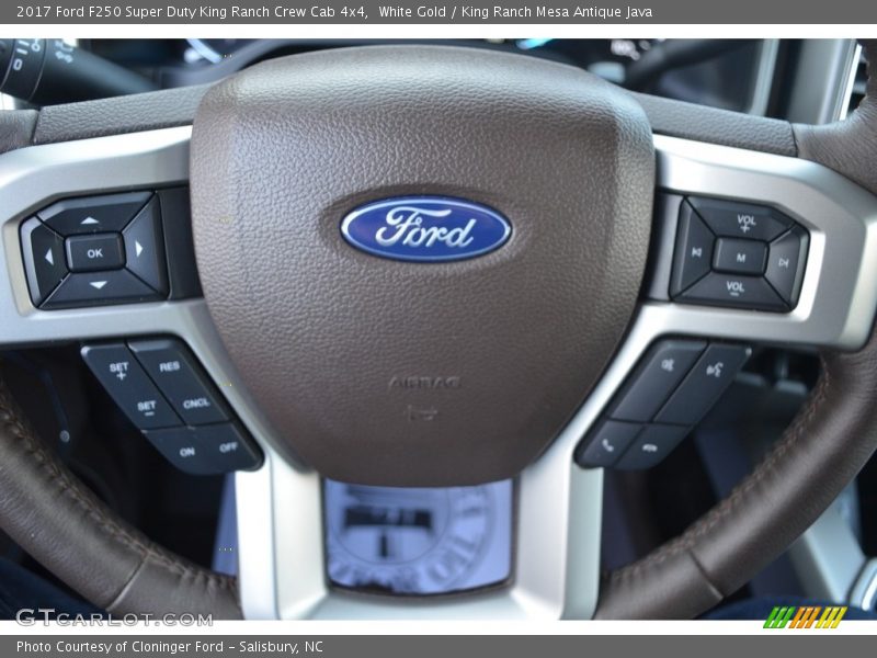 White Gold / King Ranch Mesa Antique Java 2017 Ford F250 Super Duty King Ranch Crew Cab 4x4