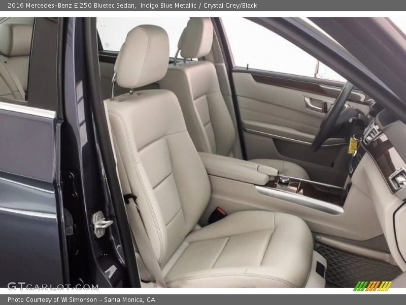 Indigo Blue Metallic / Crystal Grey/Black 2016 Mercedes-Benz E 250 Bluetec Sedan