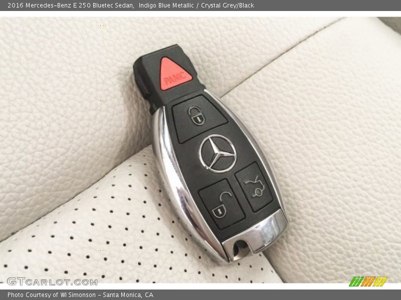 Indigo Blue Metallic / Crystal Grey/Black 2016 Mercedes-Benz E 250 Bluetec Sedan