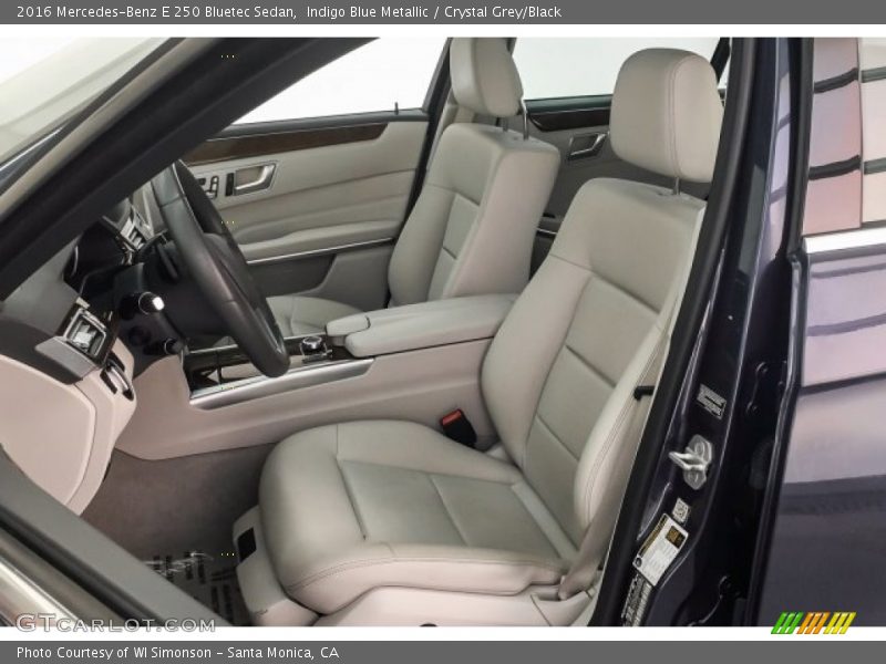 Indigo Blue Metallic / Crystal Grey/Black 2016 Mercedes-Benz E 250 Bluetec Sedan