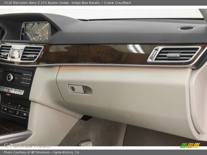 Indigo Blue Metallic / Crystal Grey/Black 2016 Mercedes-Benz E 250 Bluetec Sedan