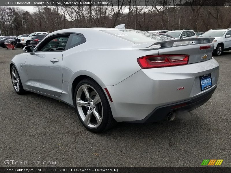 Silver Ice Metallic / Jet Black 2017 Chevrolet Camaro SS Coupe