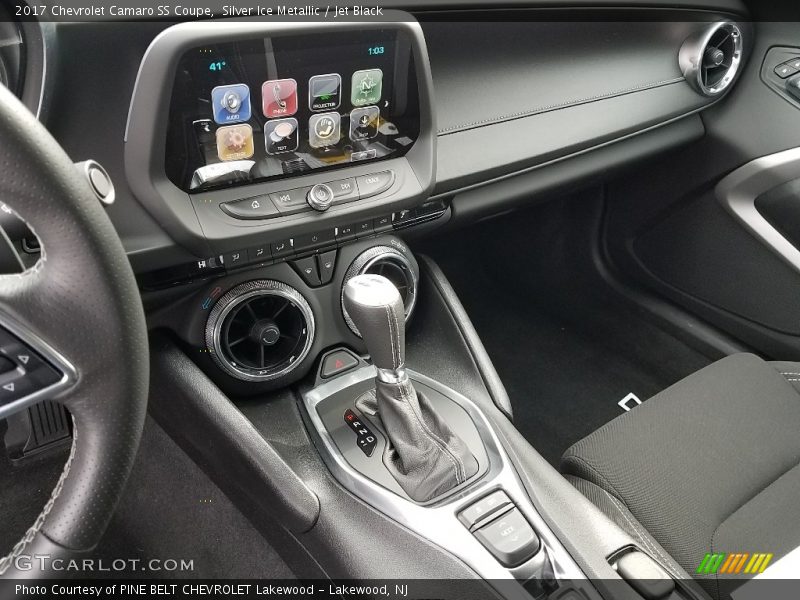 Silver Ice Metallic / Jet Black 2017 Chevrolet Camaro SS Coupe