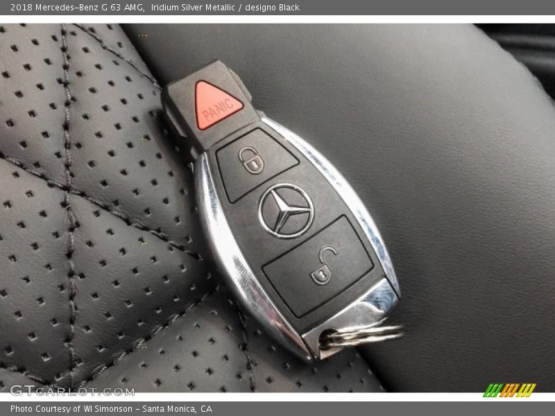 Iridium Silver Metallic / designo Black 2018 Mercedes-Benz G 63 AMG