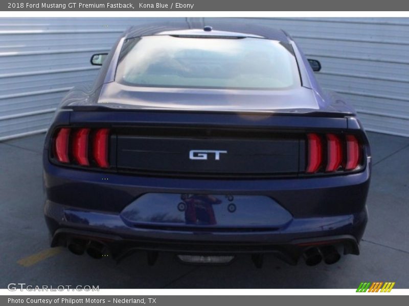 Kona Blue / Ebony 2018 Ford Mustang GT Premium Fastback