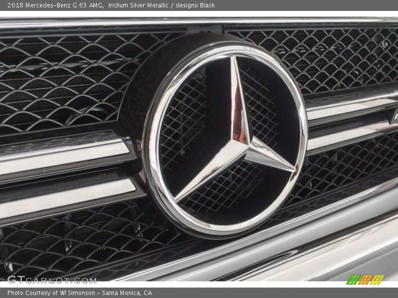 Iridium Silver Metallic / designo Black 2018 Mercedes-Benz G 63 AMG