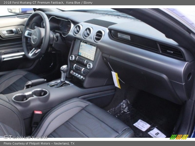 Kona Blue / Ebony 2018 Ford Mustang GT Premium Fastback