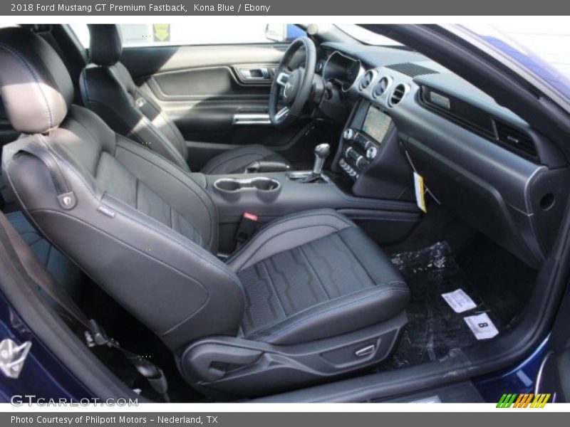 Kona Blue / Ebony 2018 Ford Mustang GT Premium Fastback