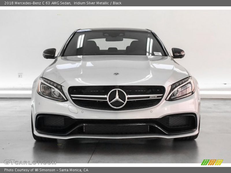 Iridium Silver Metallic / Black 2018 Mercedes-Benz C 63 AMG Sedan