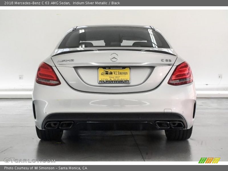 Iridium Silver Metallic / Black 2018 Mercedes-Benz C 63 AMG Sedan