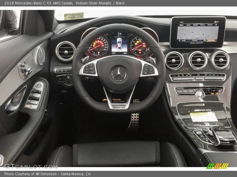 Iridium Silver Metallic / Black 2018 Mercedes-Benz C 63 AMG Sedan