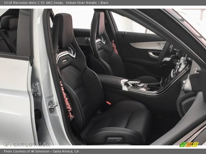 Iridium Silver Metallic / Black 2018 Mercedes-Benz C 63 AMG Sedan