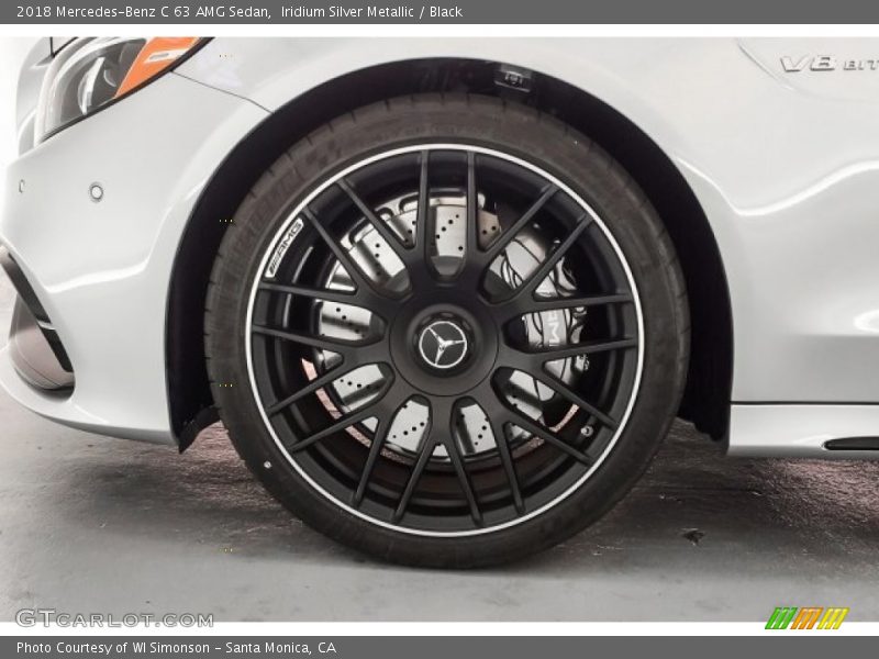 Iridium Silver Metallic / Black 2018 Mercedes-Benz C 63 AMG Sedan