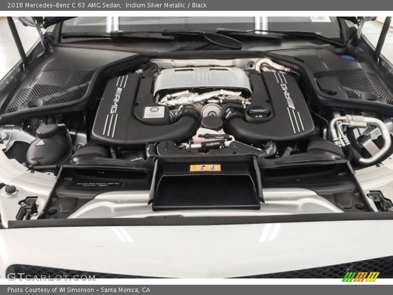 Iridium Silver Metallic / Black 2018 Mercedes-Benz C 63 AMG Sedan