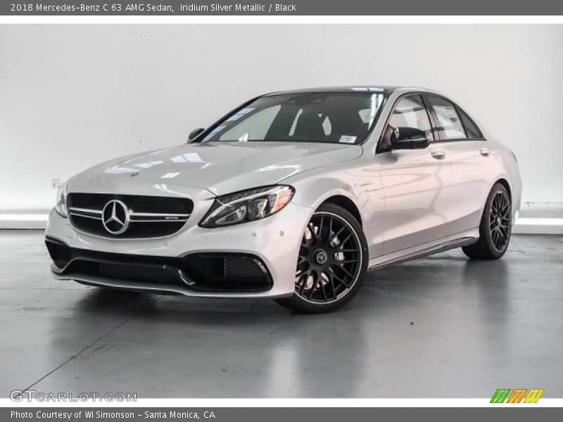 Iridium Silver Metallic / Black 2018 Mercedes-Benz C 63 AMG Sedan