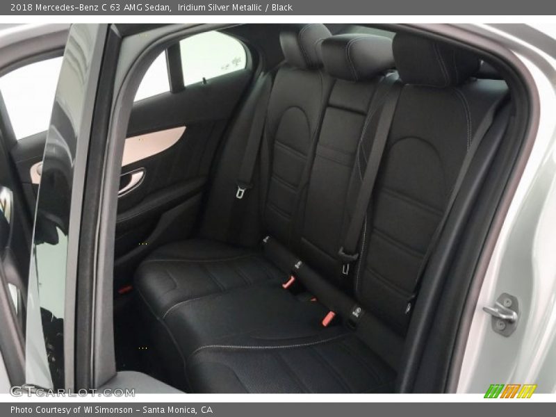 Iridium Silver Metallic / Black 2018 Mercedes-Benz C 63 AMG Sedan